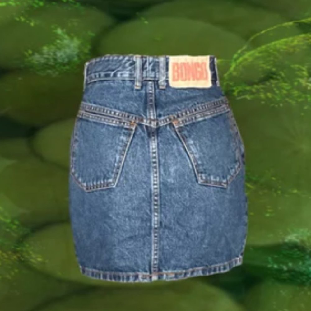 Bongo high-waisted vintage denim skirt xs